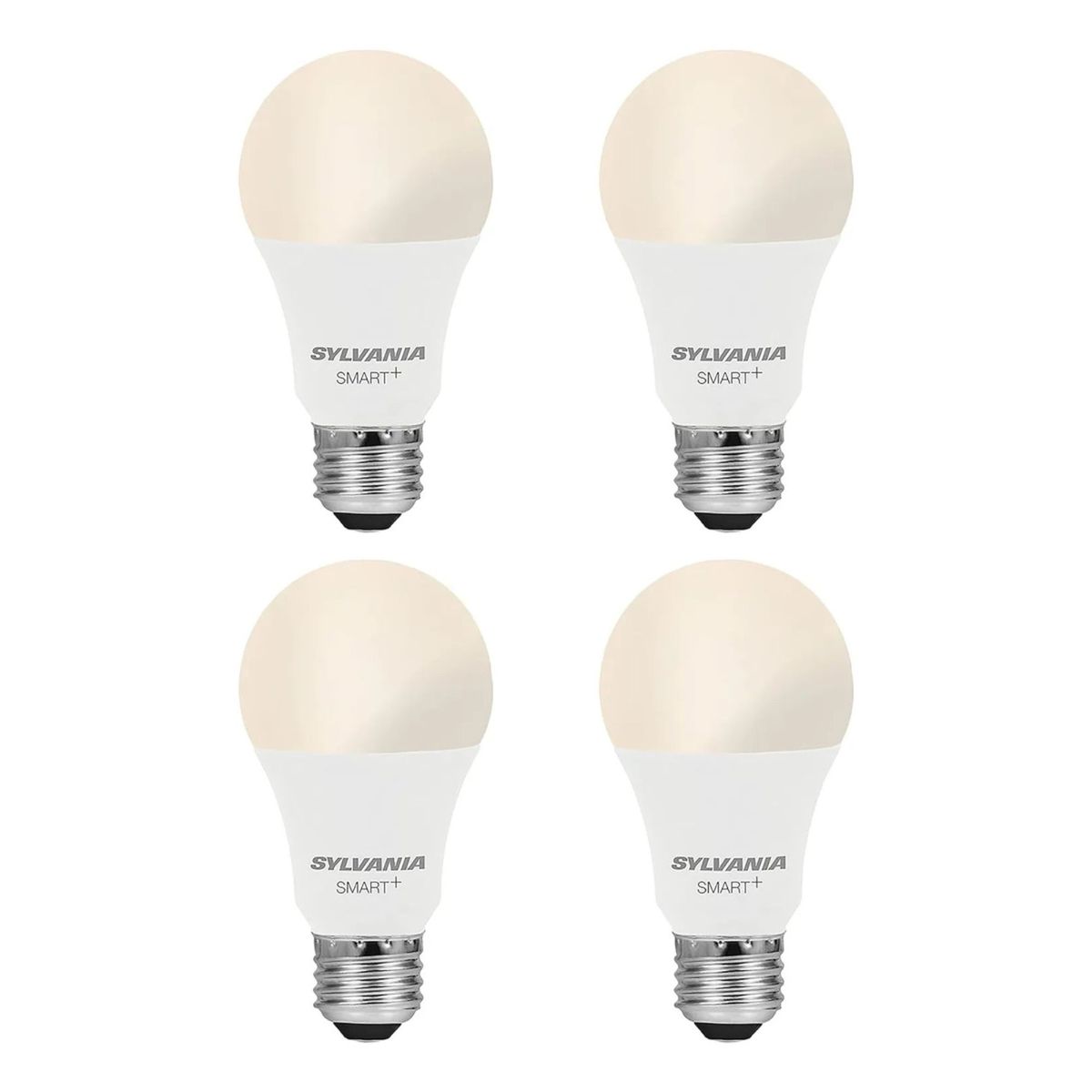 SYLVANIA - Sylvania 4 Bombillos Smart Led Alexa Google Luz Calida 60w