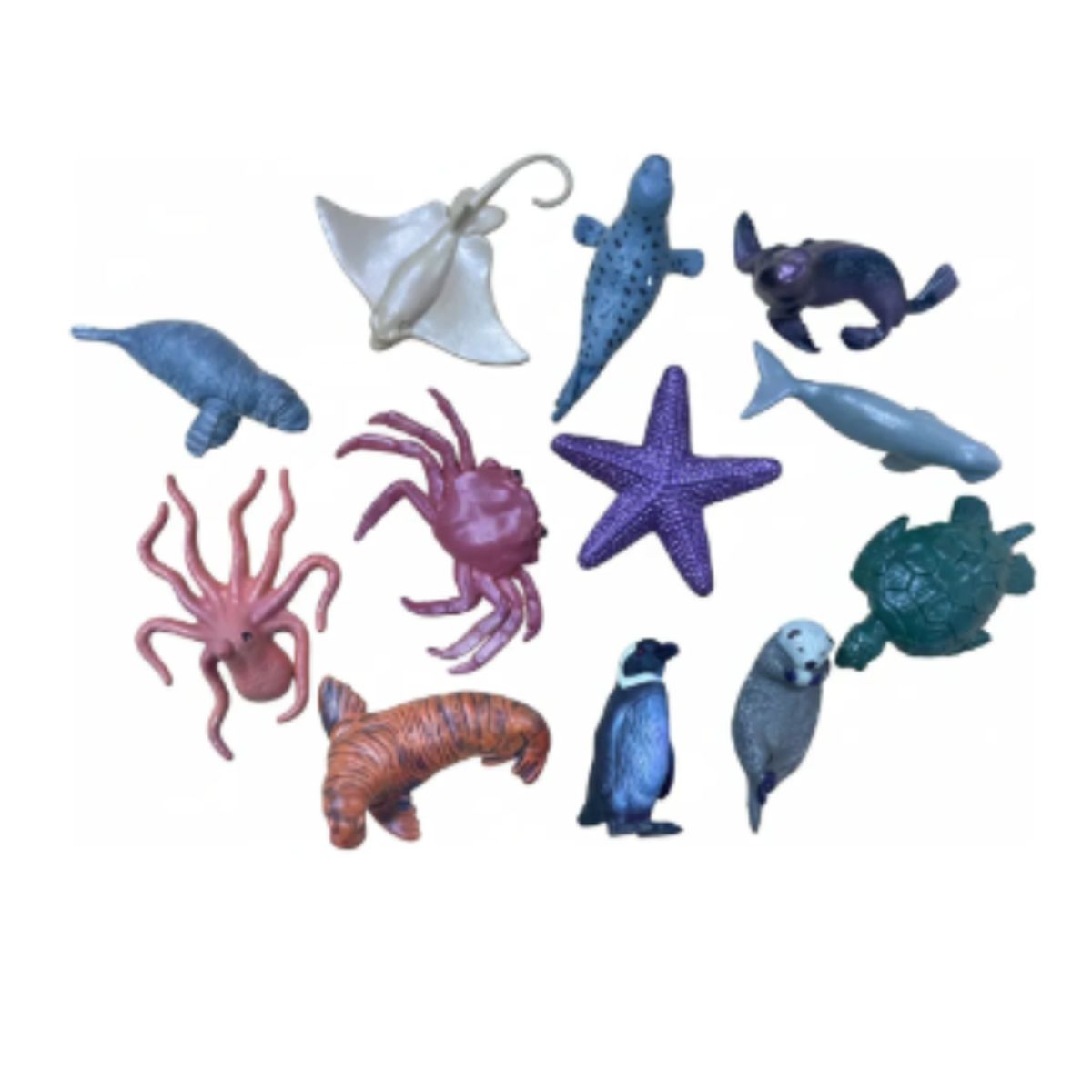 GENERICO - Figura Maqueta Animal Acuatico HW22058295 De 6x4cm Por 12 Und