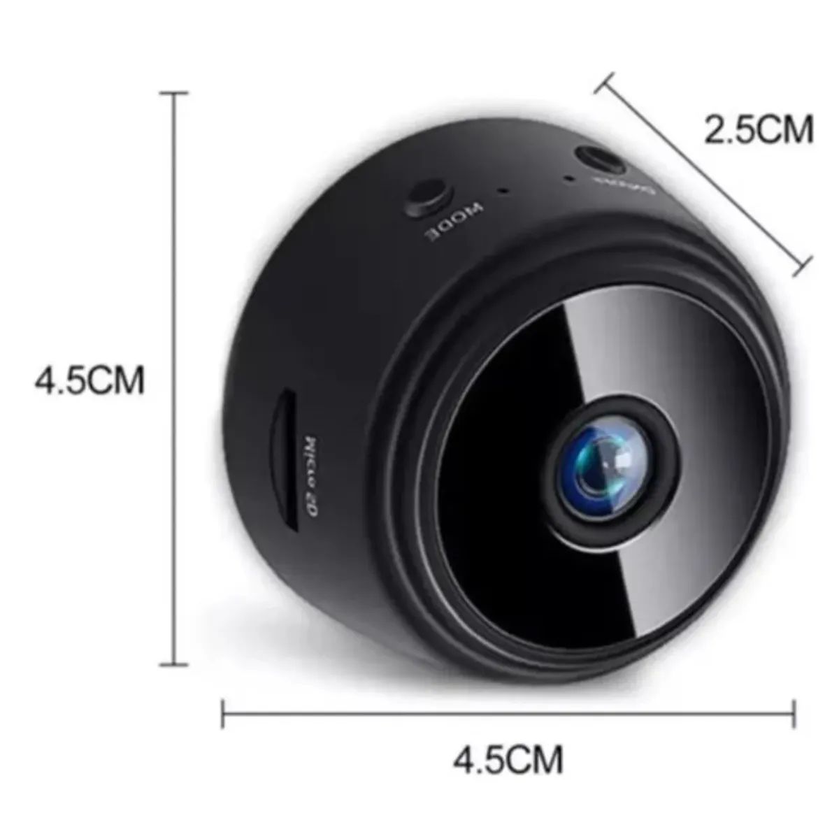 AVENT - Mini Cámara De Seguridad WiFi A9 Full HD 1080p Con Visión Nocturna