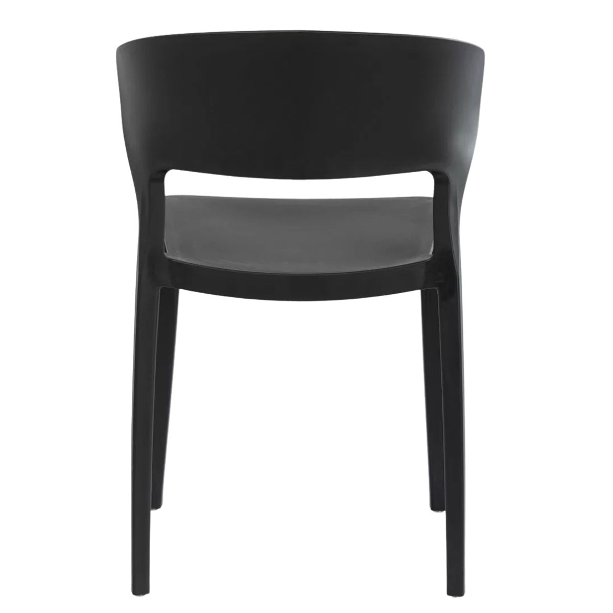 GENERICO - Set x6 Silla Multifuncional Para Comedor y Sala  Diseño Curvo, Apilable, Sin Brazos, Alta Calidad