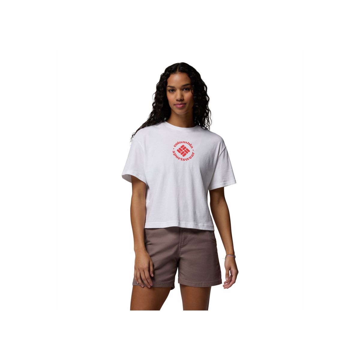 COLUMBIA - Camiseta Mujer Columbia ROLLING BEND GRAPHIC Blanco COLUMBIA