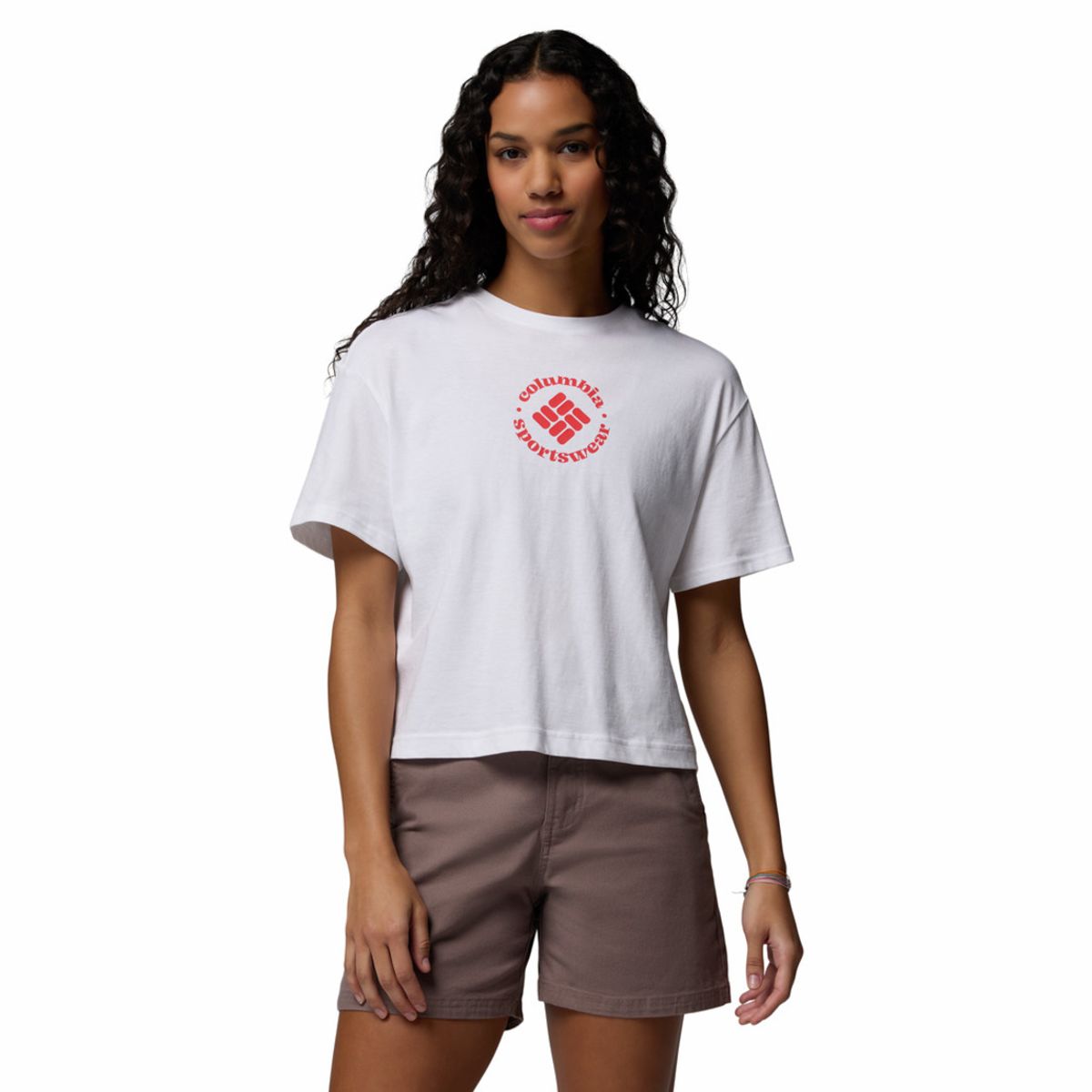 COLUMBIA - Camiseta Mujer Columbia ROLLING BEND GRAPHIC Blanco COLUMBIA