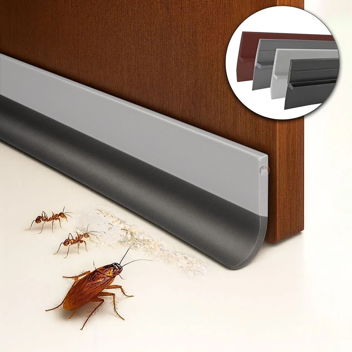 ZOCOCIO - Burlete Para Puerta Anti Polvo E Insectos Aislante De Ruido