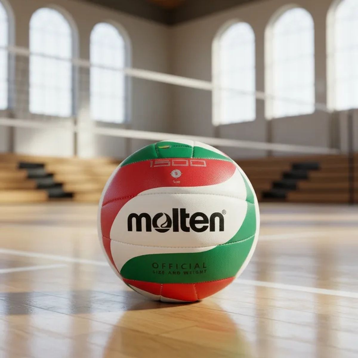 MOLTEN - Balón De Voleibol Molten V5m1500 Cosido A Maquina #5 Suave