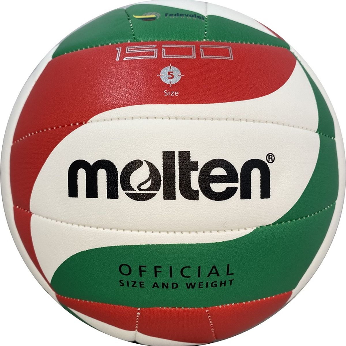 MOLTEN - Balón De Voleibol Molten V5m1500 Cosido A Maquina #5 Suave
