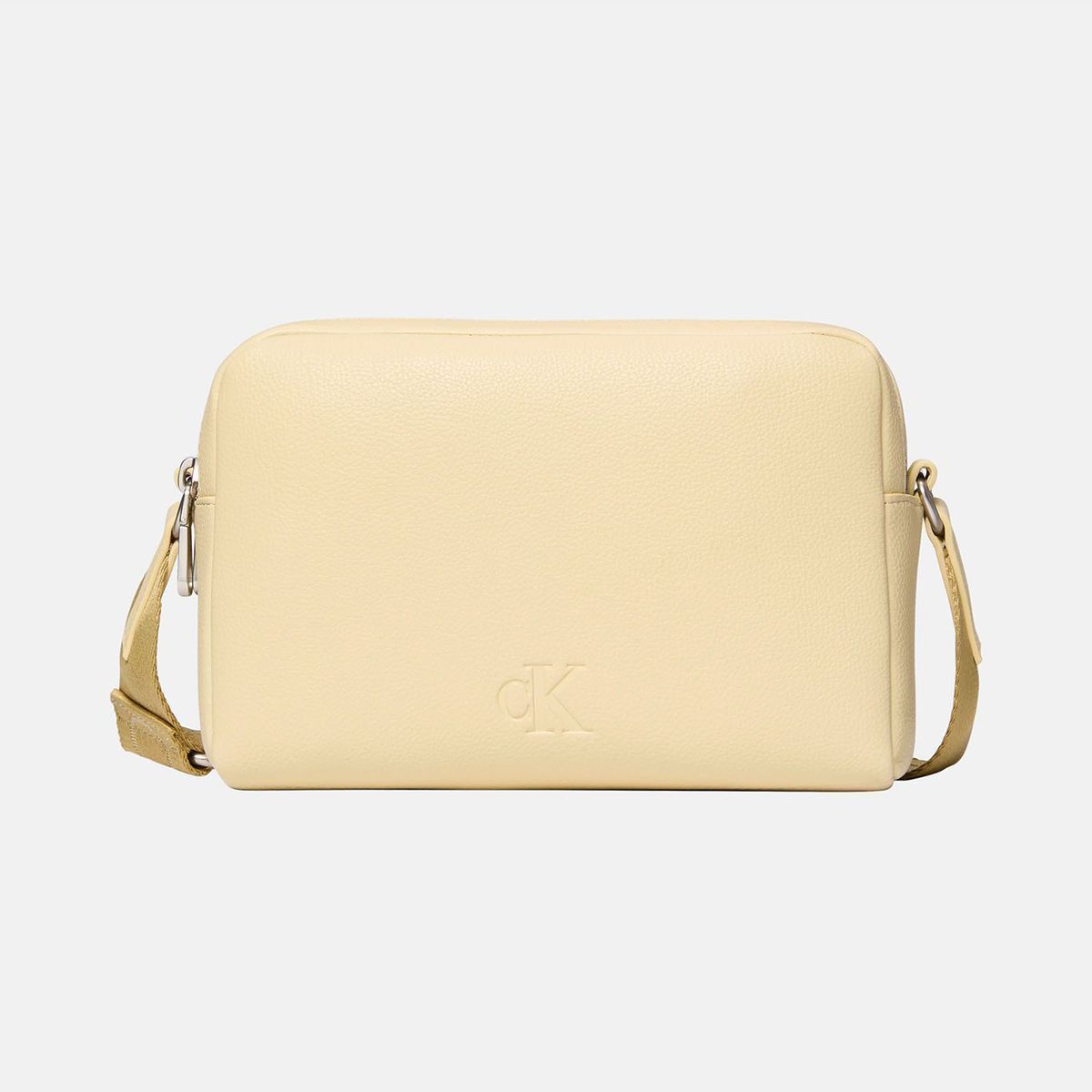 CALVIN KLEIN - Bolso beige cruzado ultralight con doble cremallera Calvin Klein