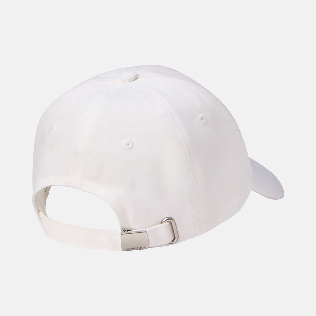 CALVIN KLEIN - Gorra blanca de sarga con logo Calvin Klein