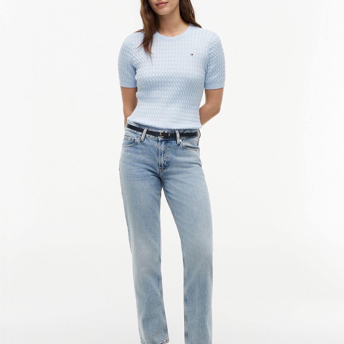TOMMY HILFIGER - Jeans azul denim de corte recto Tommy Hilfiger