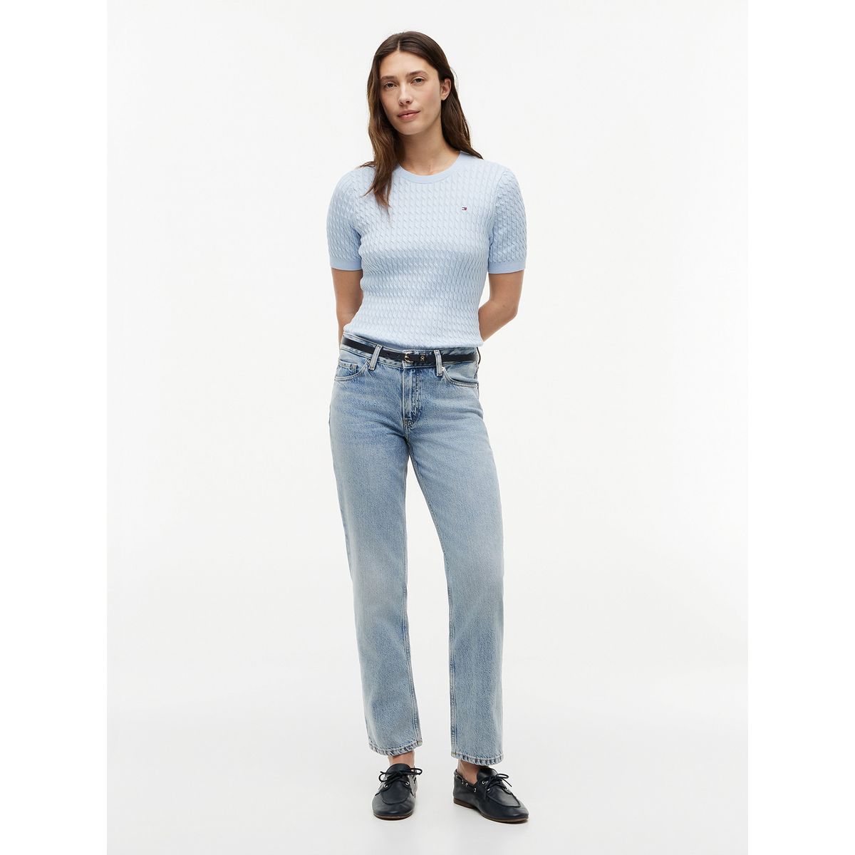 TOMMY HILFIGER - Jeans azul denim de corte recto Tommy Hilfiger