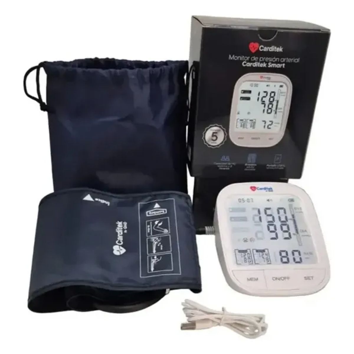 GMD - Tensiómetro Digital De Brazo Carditek Smart Automático Lcd