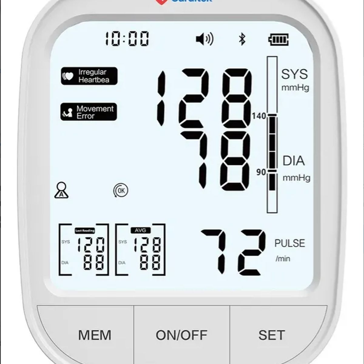 GMD - Tensiómetro Digital De Brazo Carditek Smart Automático Lcd