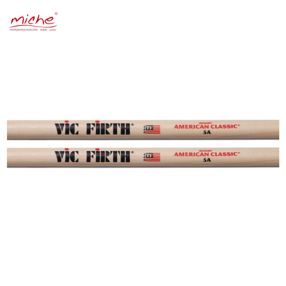 VIC FIRTH - BAQUETA VIC FIRTH A.CLASSIC PUNTA MADERA 5A