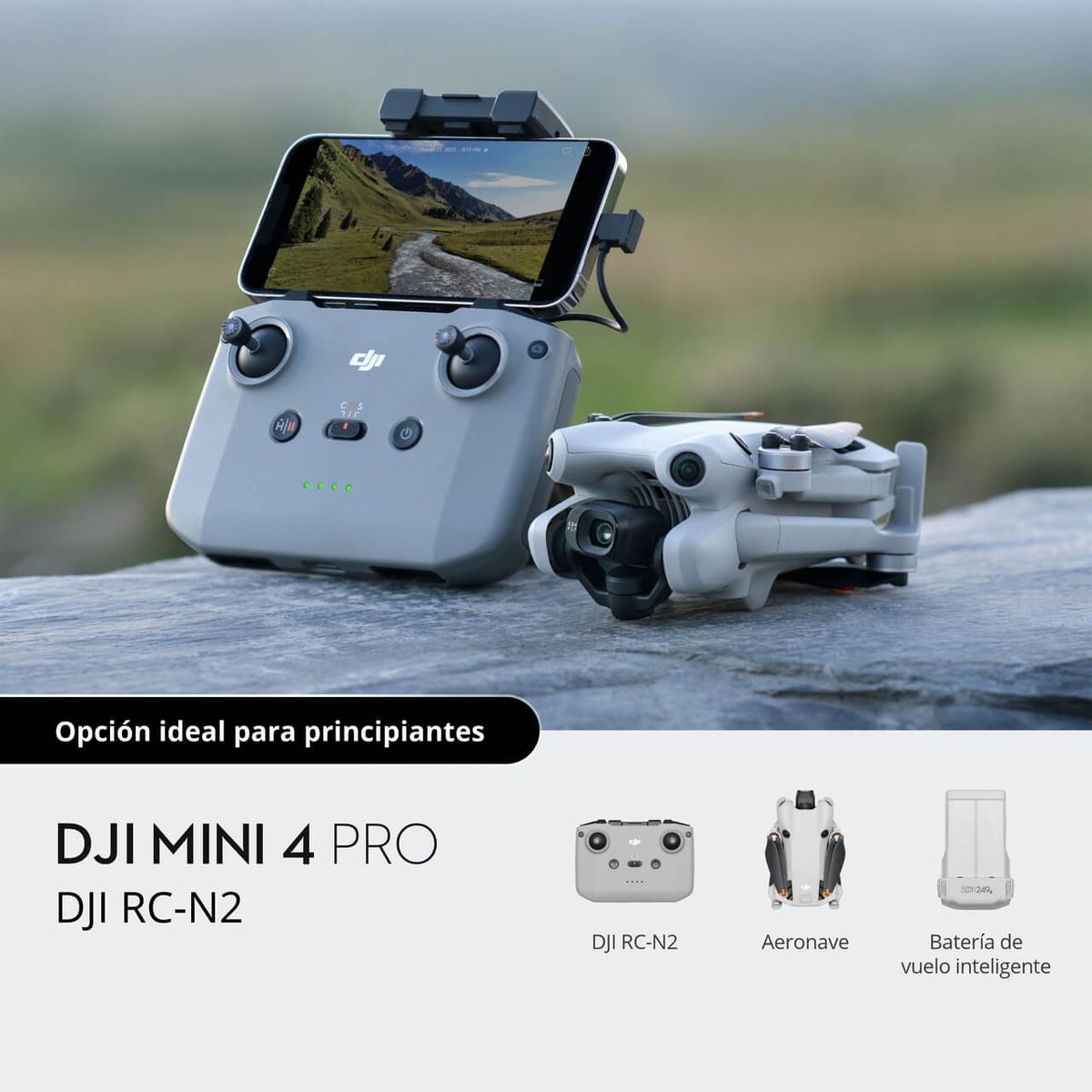 DJI - DJI MINI 4 PRO RC-N2 (CON CONTROL SIN PANTALLA )