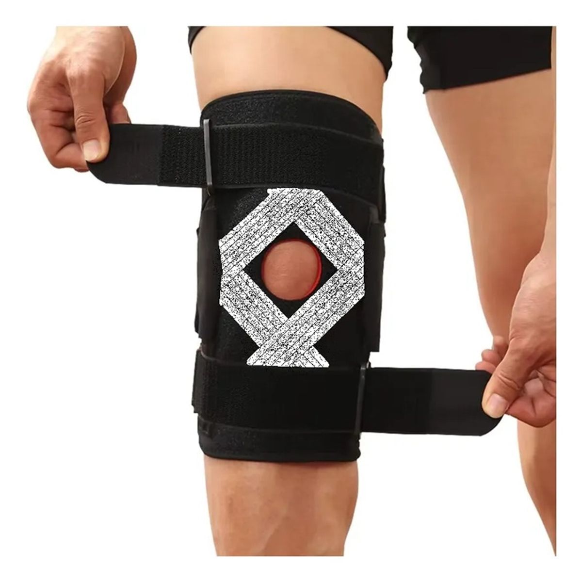 GENERICO - RODILLERA DEPORTE GIMNASIO ROTULA MENIZCO COMPRESION DOBLE