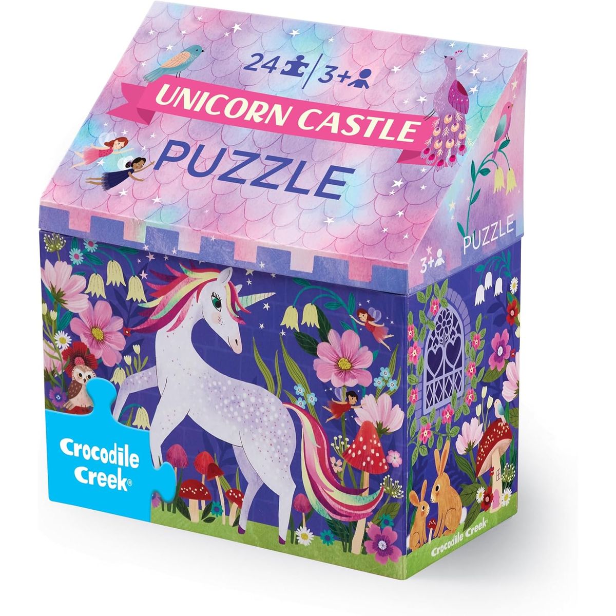 CROCODILE CREEK - Rompecabezas Castillo Unicornio 24 Piezas Para Niños