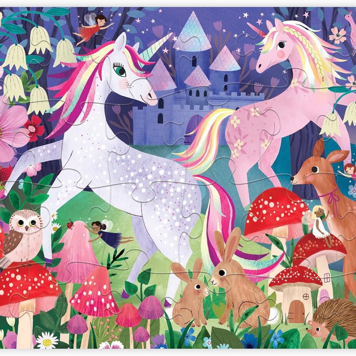 CROCODILE CREEK - Rompecabezas Castillo Unicornio 24 Piezas Para Niños
