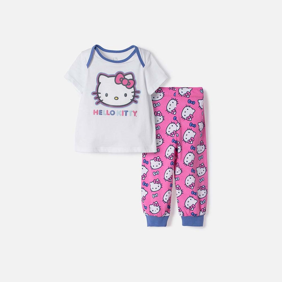 HELLO KITTY - Pijama de Hello Kitty pantalón largo multicolor para bebé niña