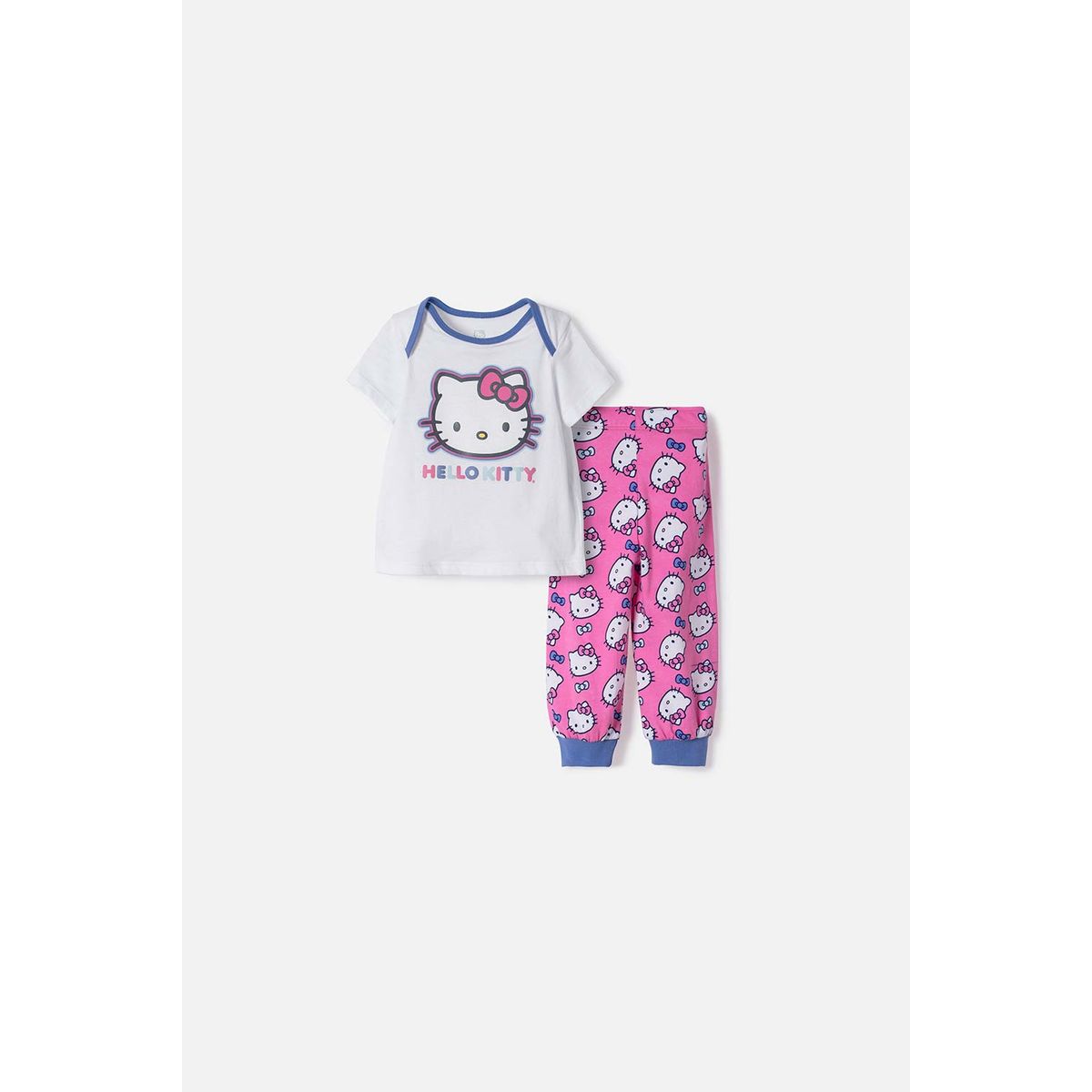 HELLO KITTY - Pijama de Hello Kitty pantalón largo multicolor para bebé niña