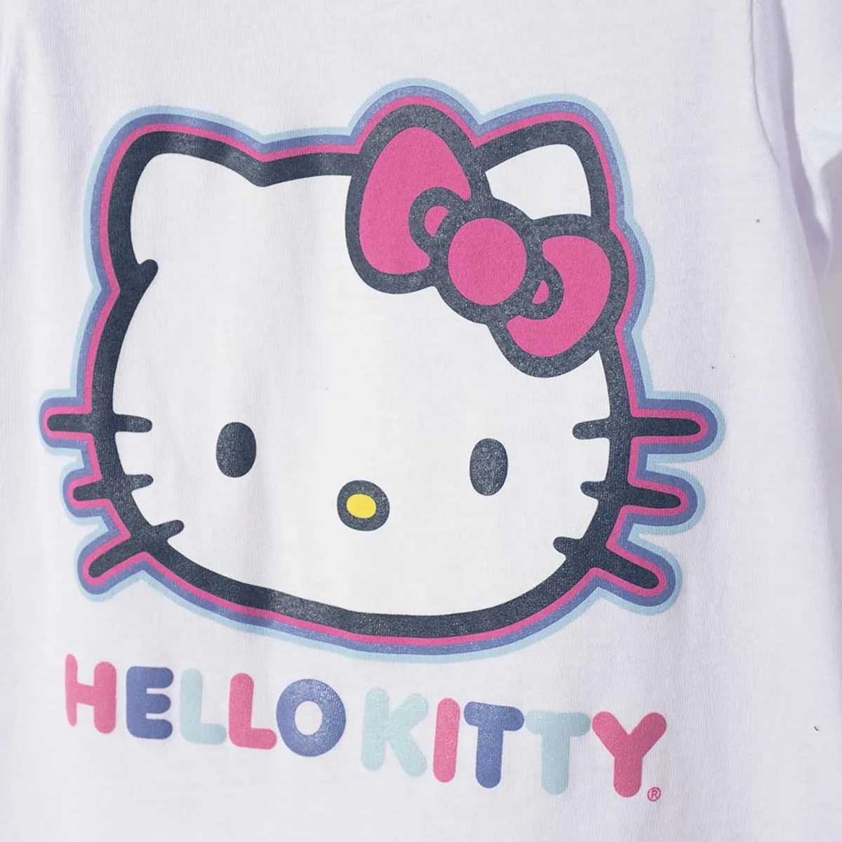 HELLO KITTY - Pijama de Hello Kitty pantalón largo multicolor para niña 2T a 6T
