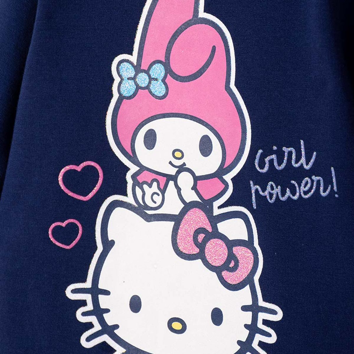 HELLO KITTY - Conjunto de Hello Kitty con buzo azul para bebé niña