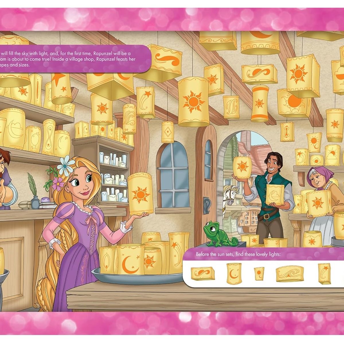 PI KIDS - Libro Didáctico Busca Y Encuentra Princesas 3d Para Niños