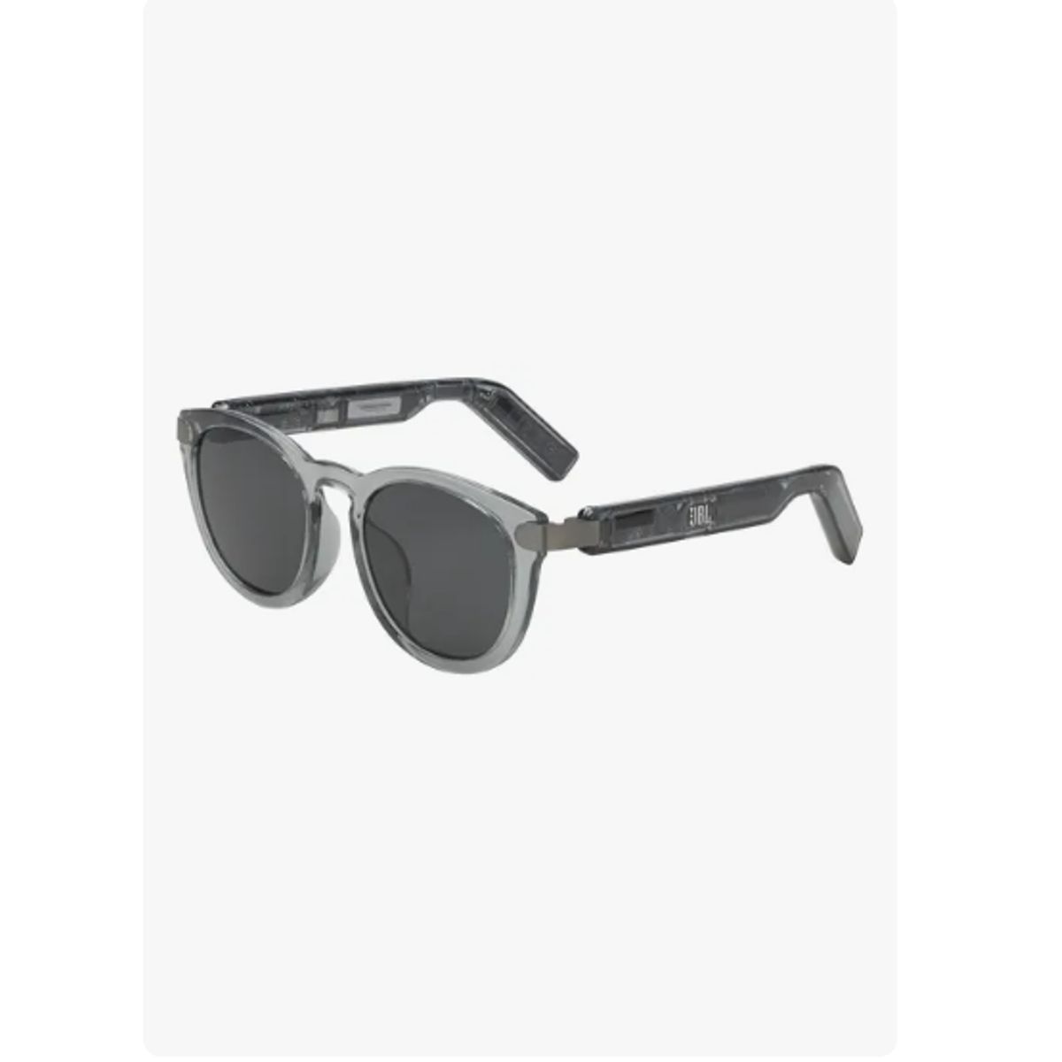 JBL - Gafas De Sol JBL Bluetooth Soundgear Frames Square, Audio Abierto, IP54, 8 Horas, Gris Espejo Negro