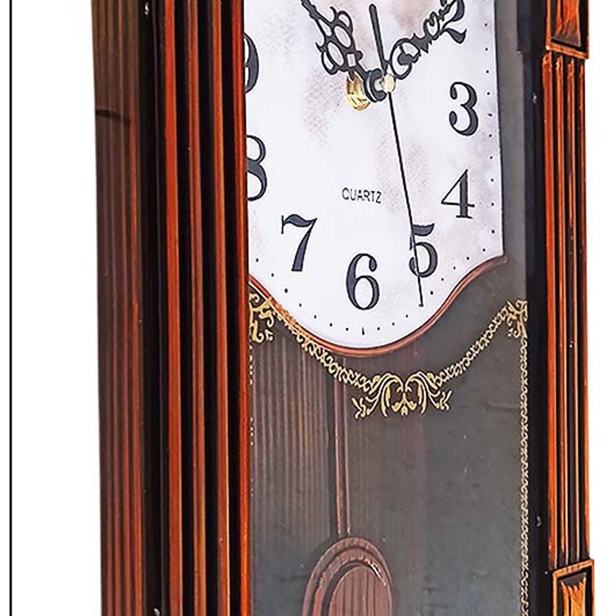 GENERICO - Reloj Pared Clasico Pendulo Estilo Madera Antiguo