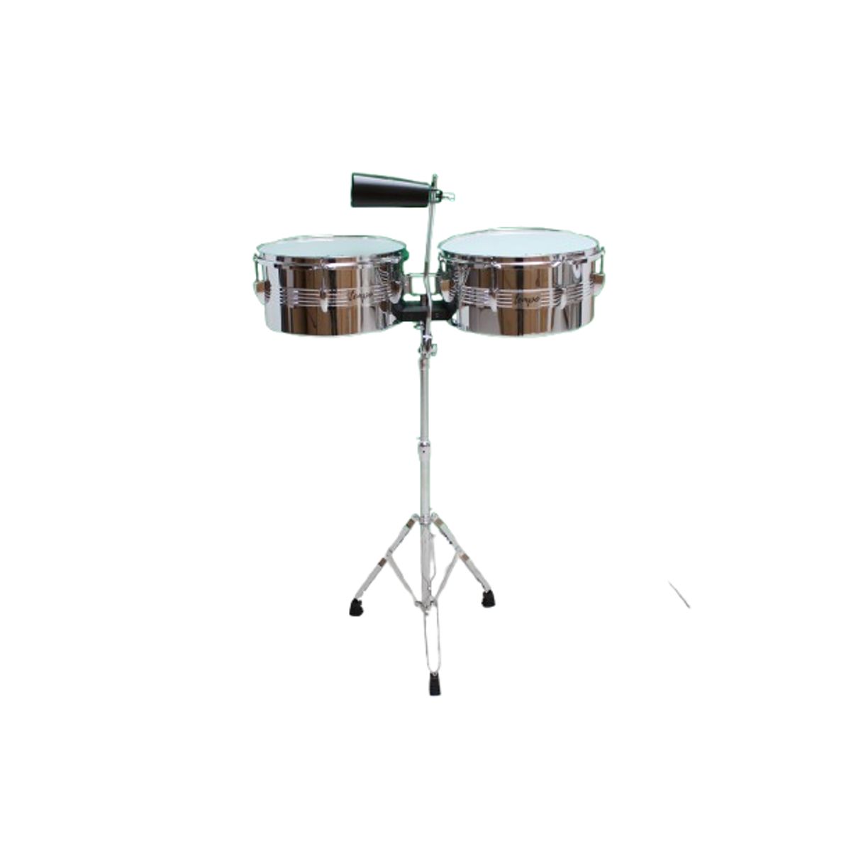 TEMPO - Timbal Latino Tempo 13 -14 plateado con Base y Campana