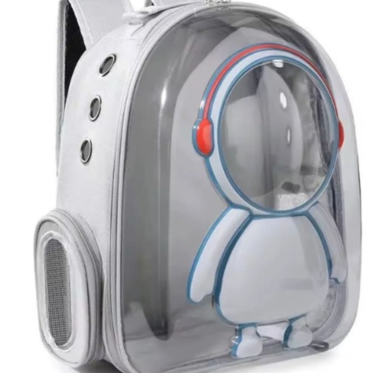 GENERICO - Morral Para Mascotas Astronauta Perros Gatos HTKR-TM NEGRA