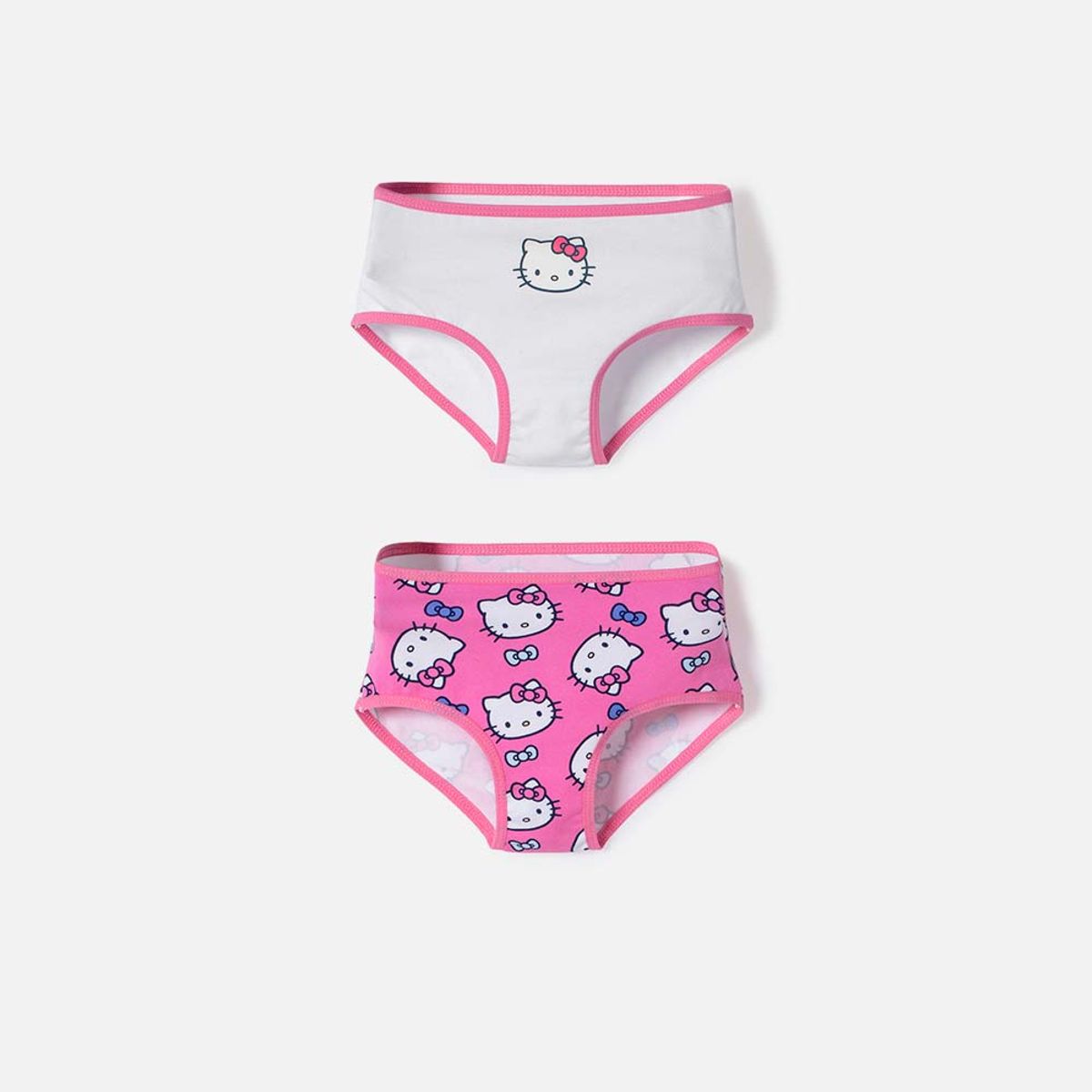 HELLO KITTY - Pack X2 panties de Hello Kitty multicolor para niña 2T a 6T
