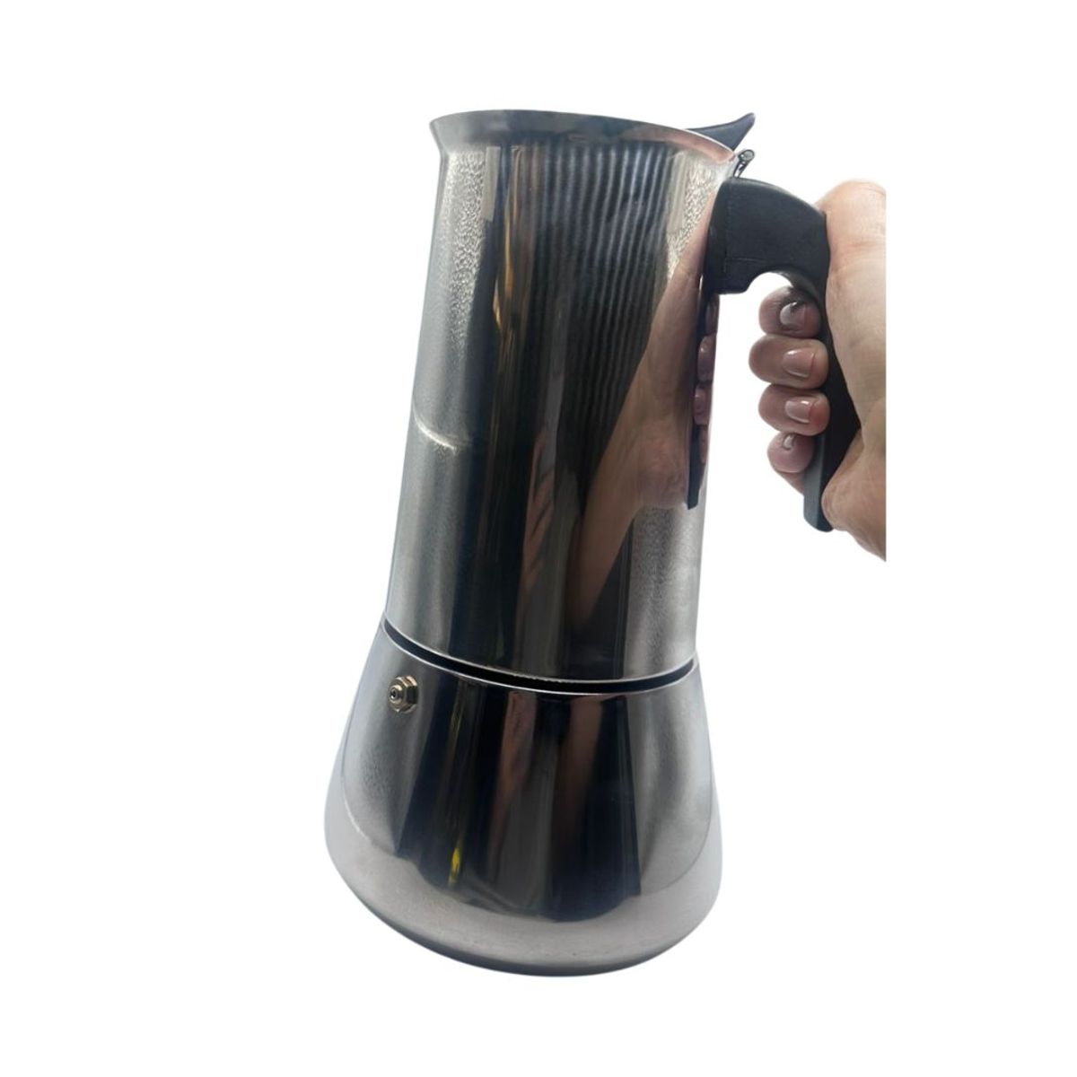 MAZUGI - Olla Cafetera Grande de Acero Inoxidable Resistente Cocina