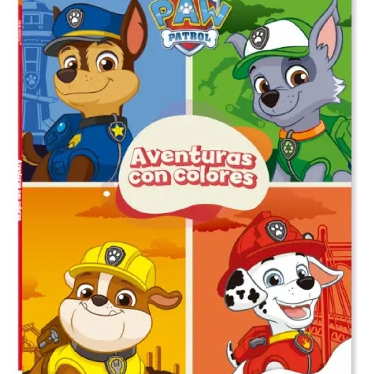 GENERICO - LIBRO DE COLOREAR - AVENTURAS CON COLOR PAW PATROL SURTIDO