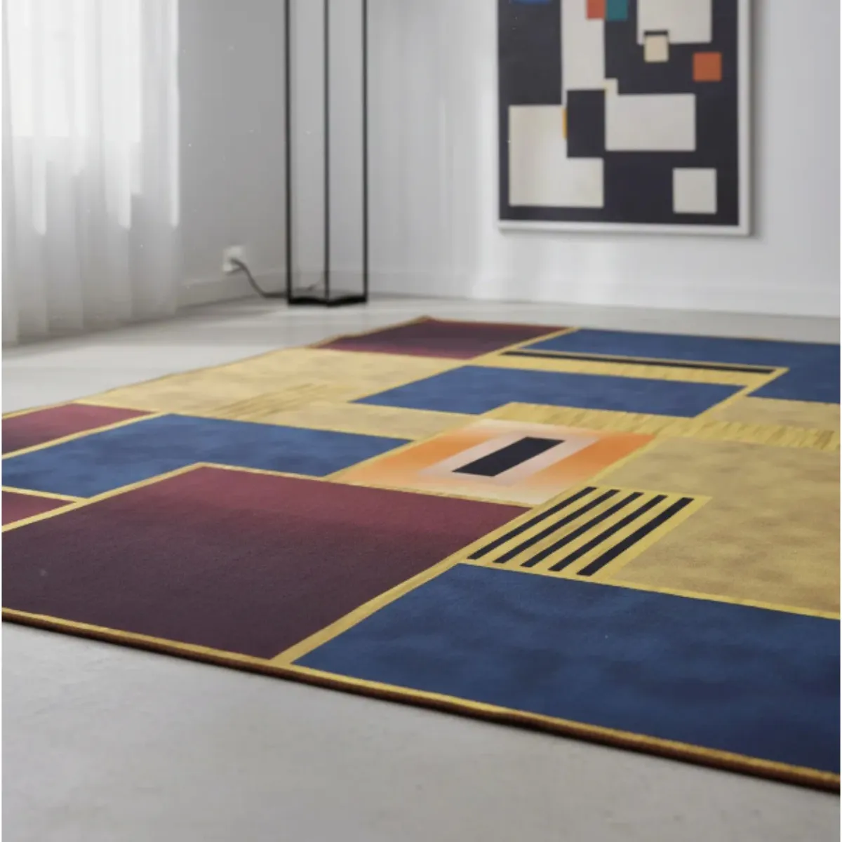 GENERICO - Tapete Decorativo Piel Durazno 150x200cm Diseño Moderno