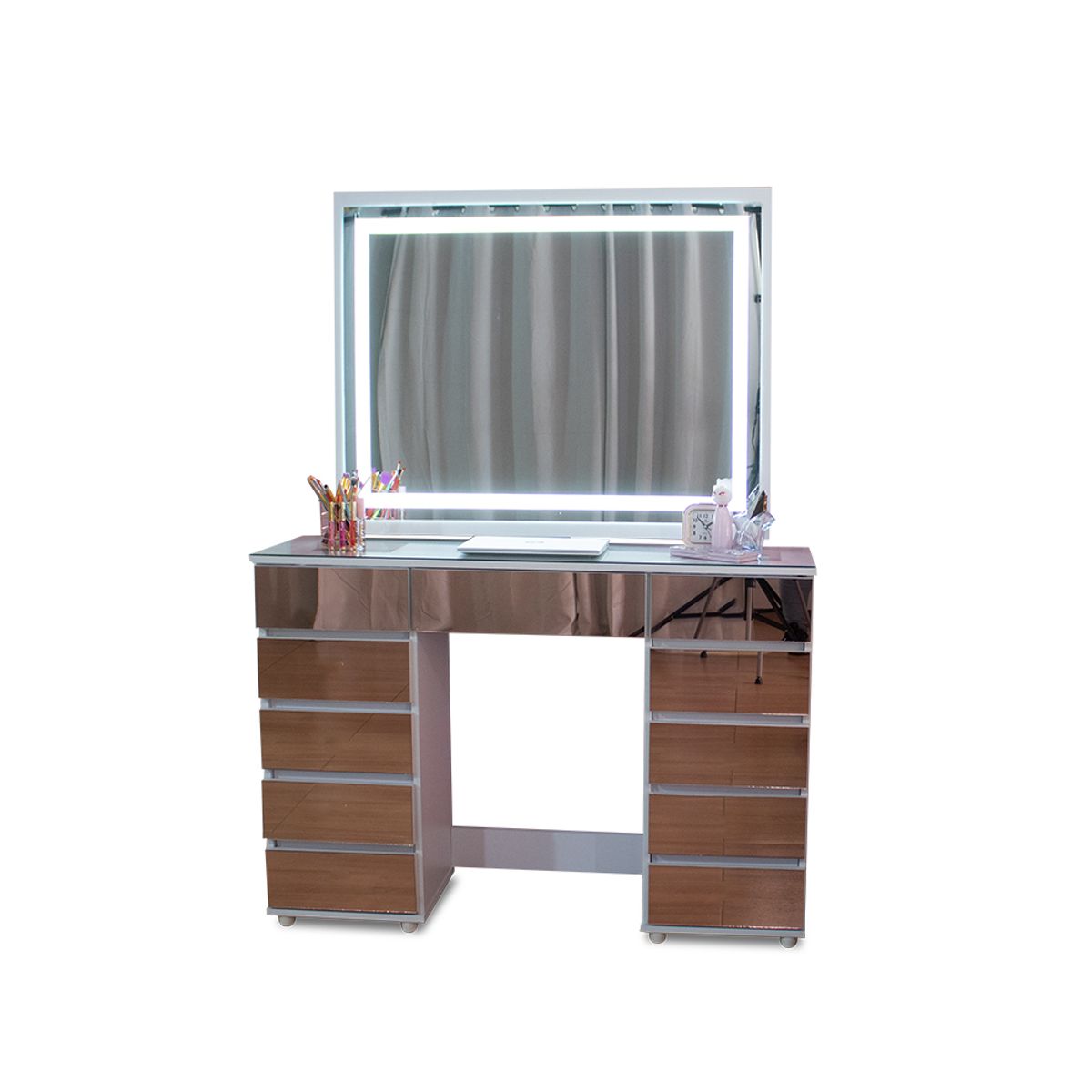 TKMODULARES - Tocador con espejo led moderno