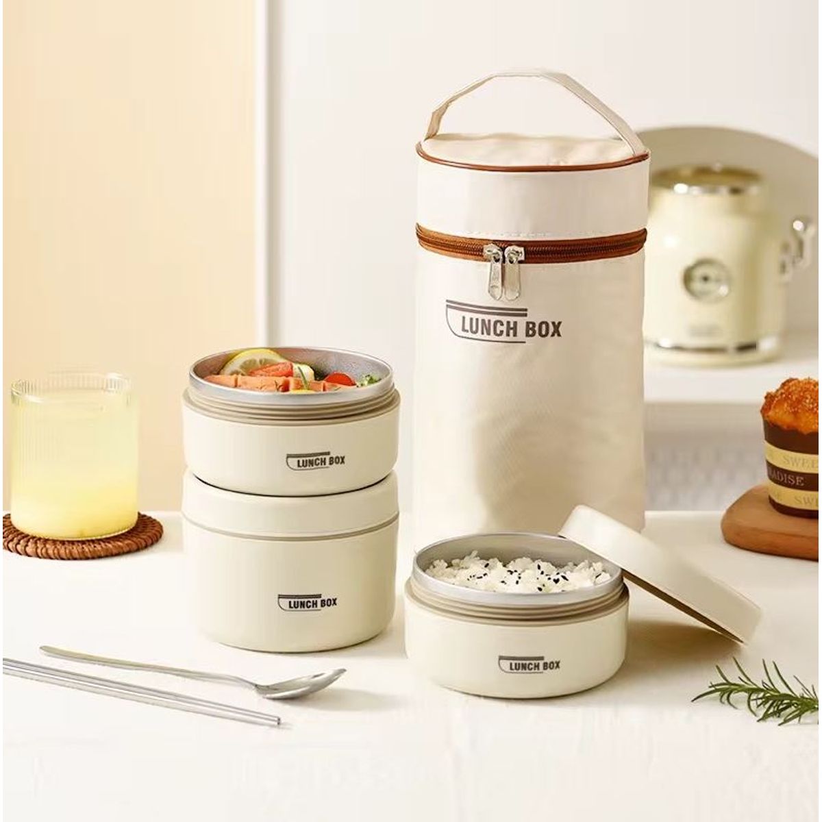 GENERICO - Set de  portacomidas x3