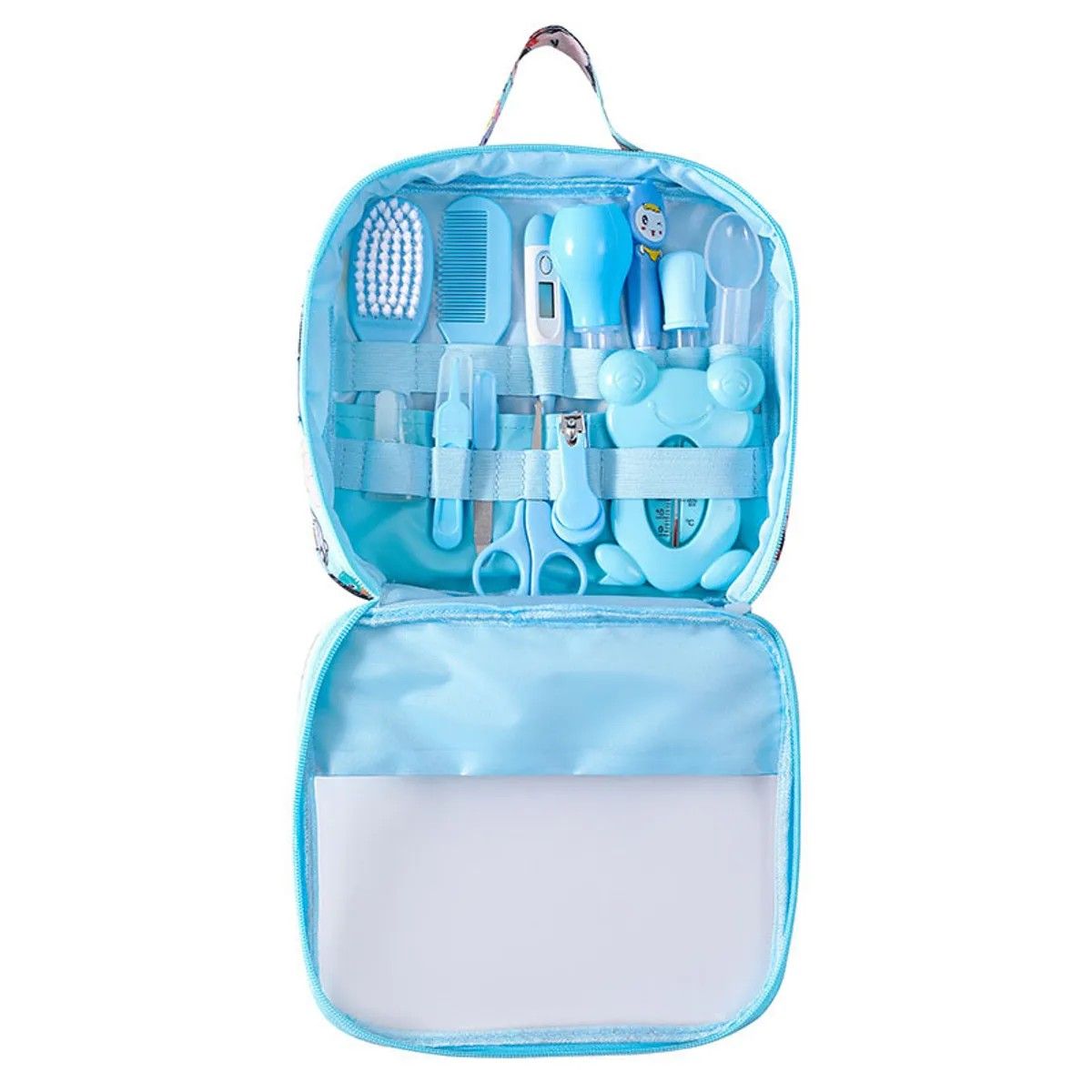 GENERICO - Kit Aseo Bebe Con Estuche 13 Piezas azul