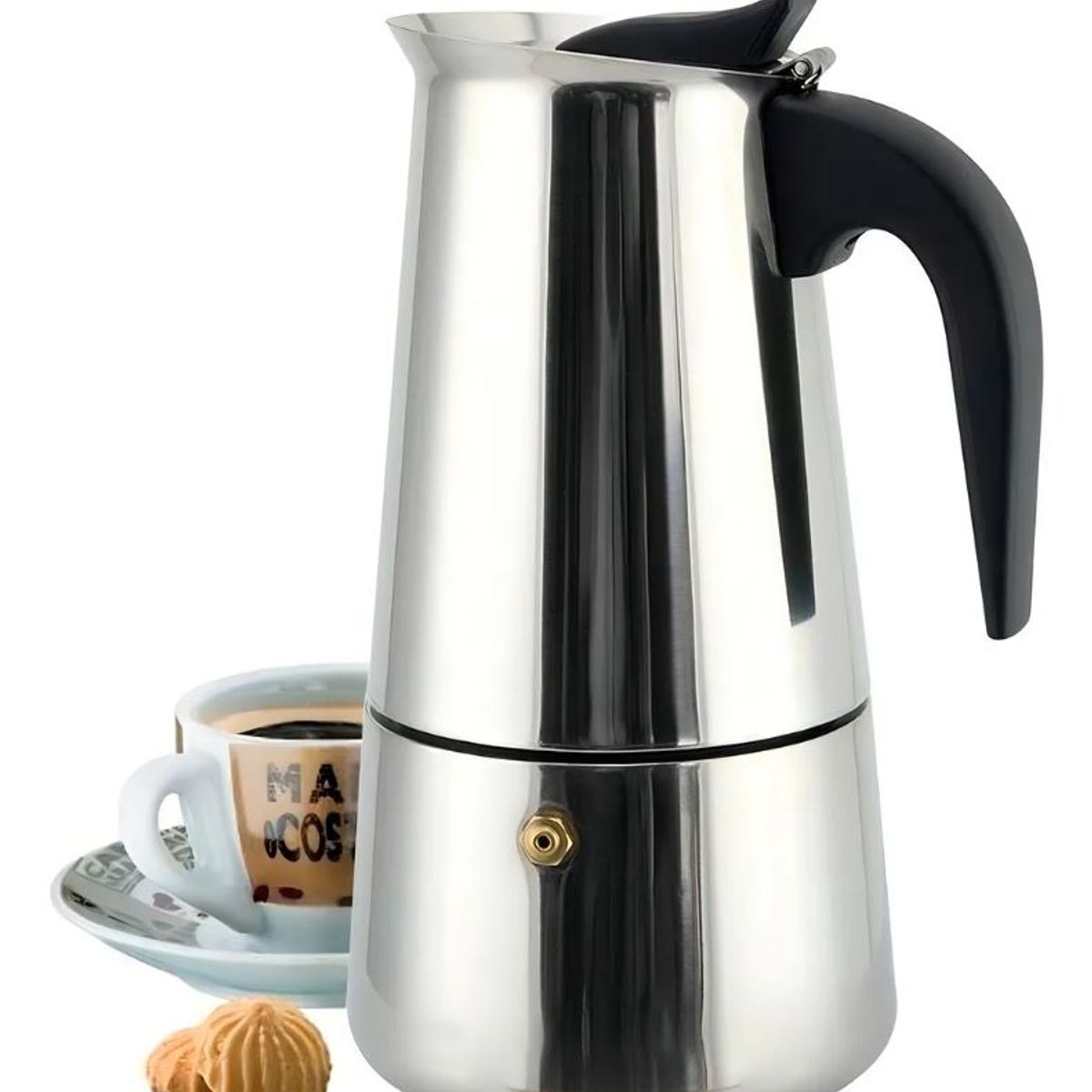 GENERICO - Cafetera tipo prensa Italiana 12 Tazas