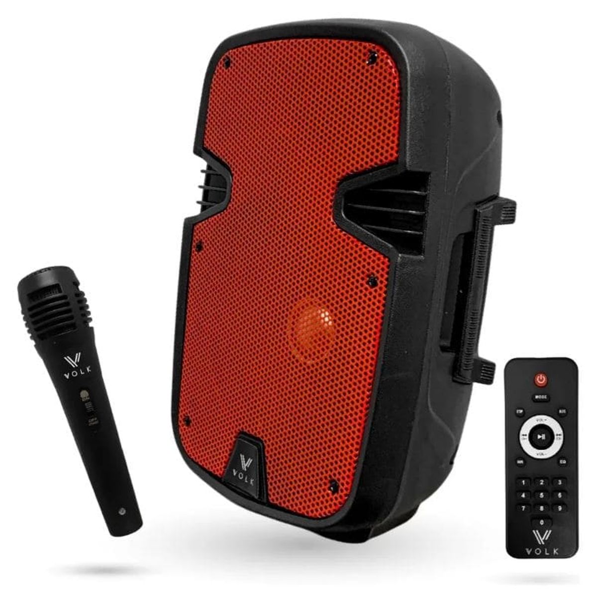 INNOVA - Parlante Profesional Bluetooth Potente Volk 8 Pulgadas Micrófono Inalámbrico Tws
