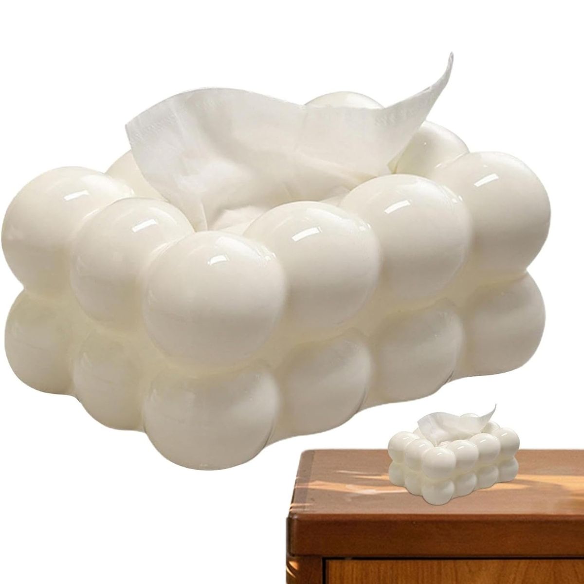 GENERICO - Caja De Pañuelos En Forma De Nube Dispensador De Servilletas Decorativo Para Baño, Sala y Oficina