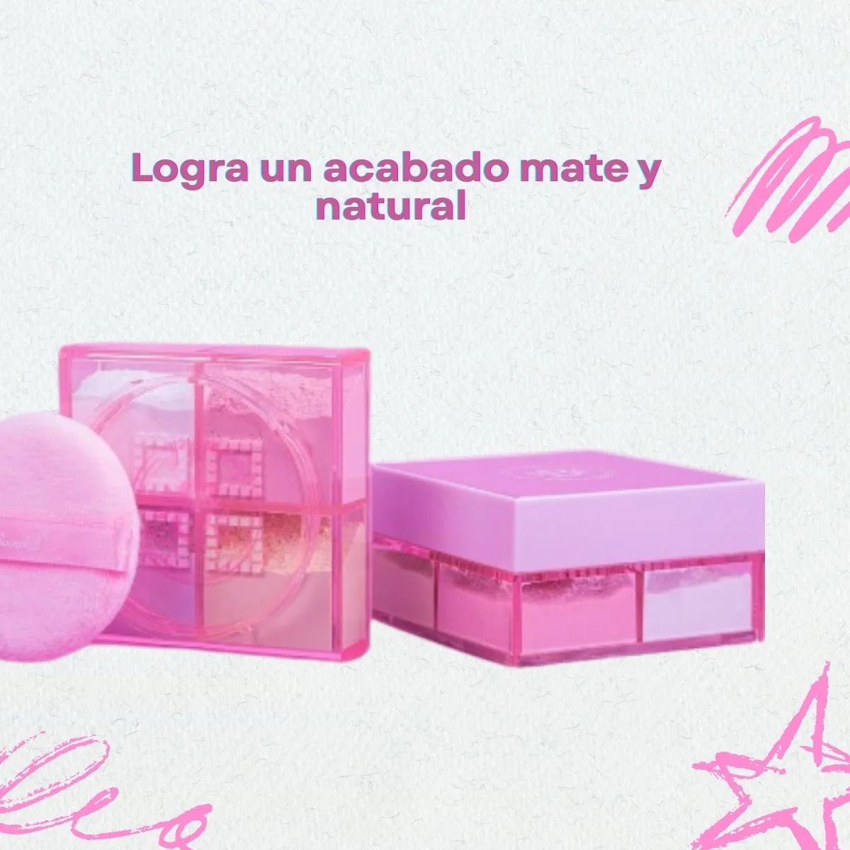 MONTOC MAKEUP - Crema Contorno De Ojos Cafeína Polvo Suelto Traslúcidos