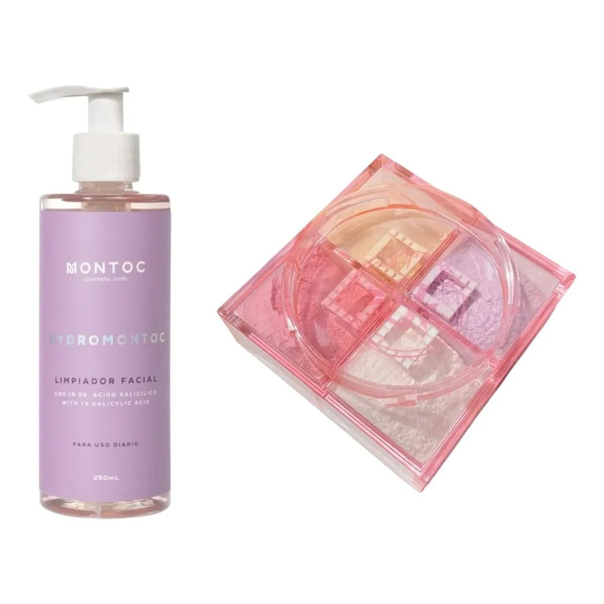 MONTOC MAKEUP - Limpiador Facial Ácido Salicílico Polvos Sueltos 4en1