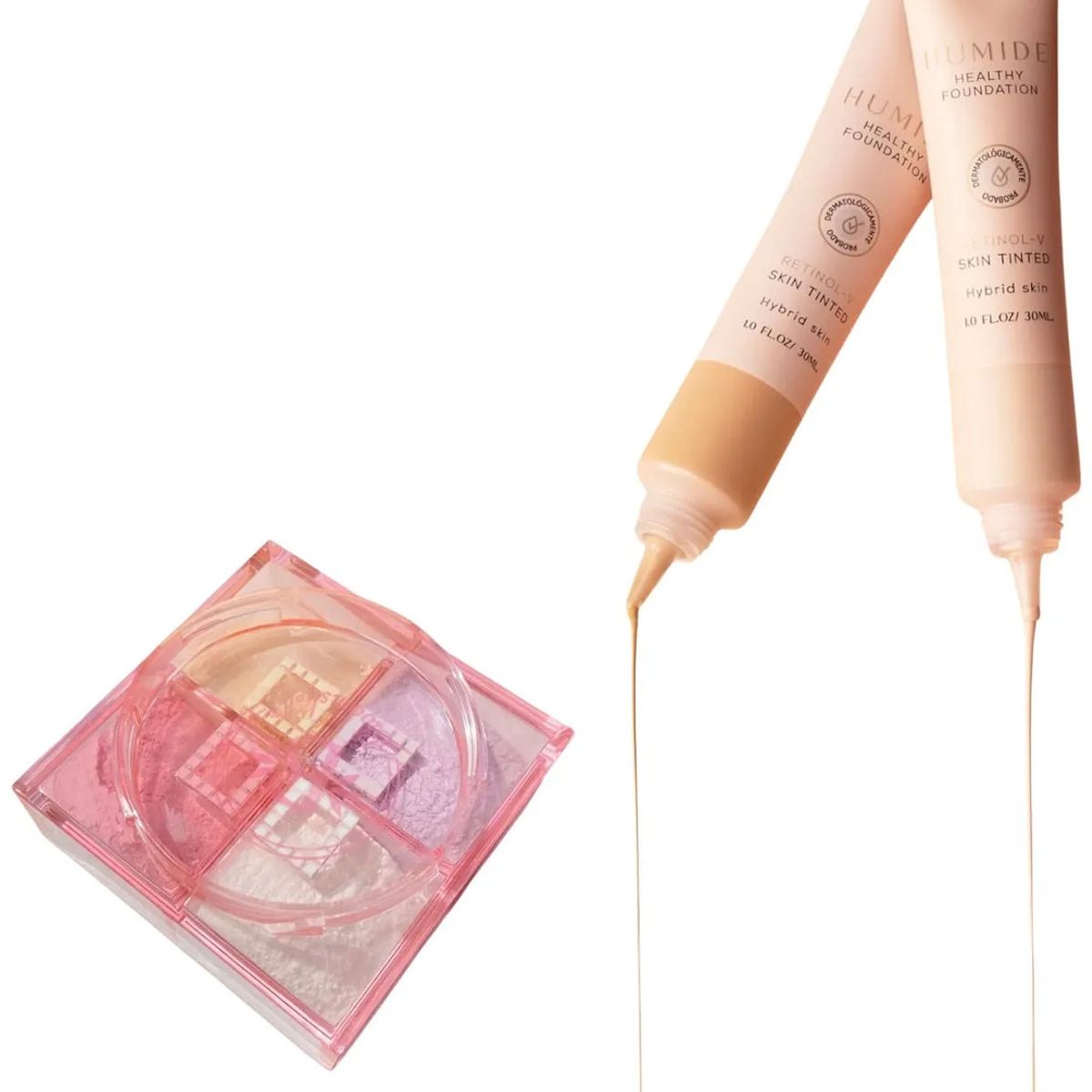 MONTOC MAKEUP - Base De Maquillaje Con Retinol Tono 200 Polvo Sueltos 4en1 Mate