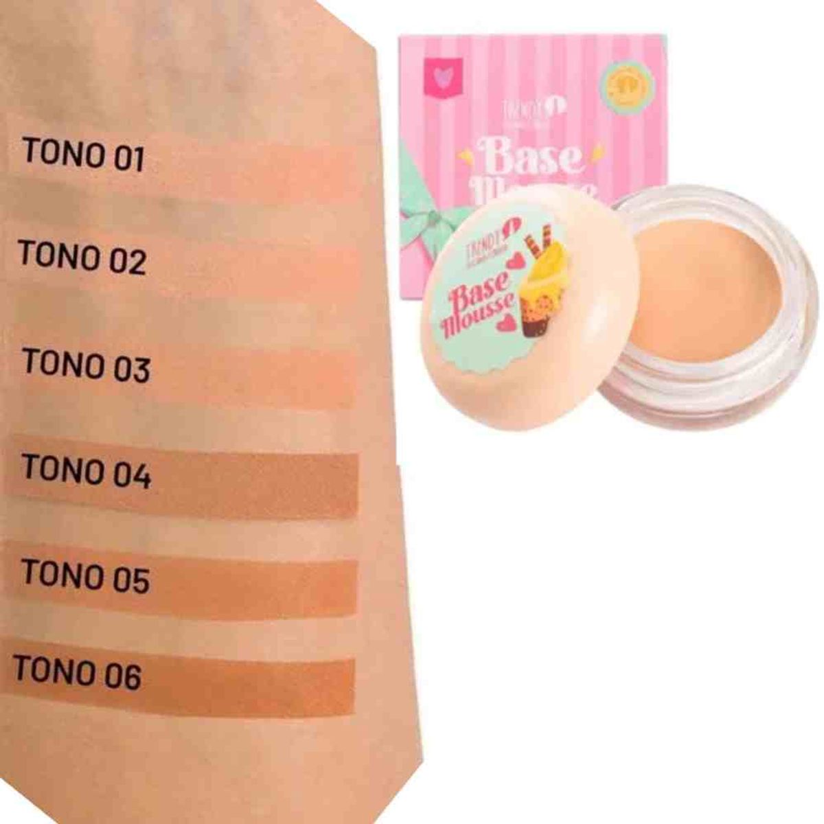 TRENDY - Base maquillaje Profesional Trendy Mousse