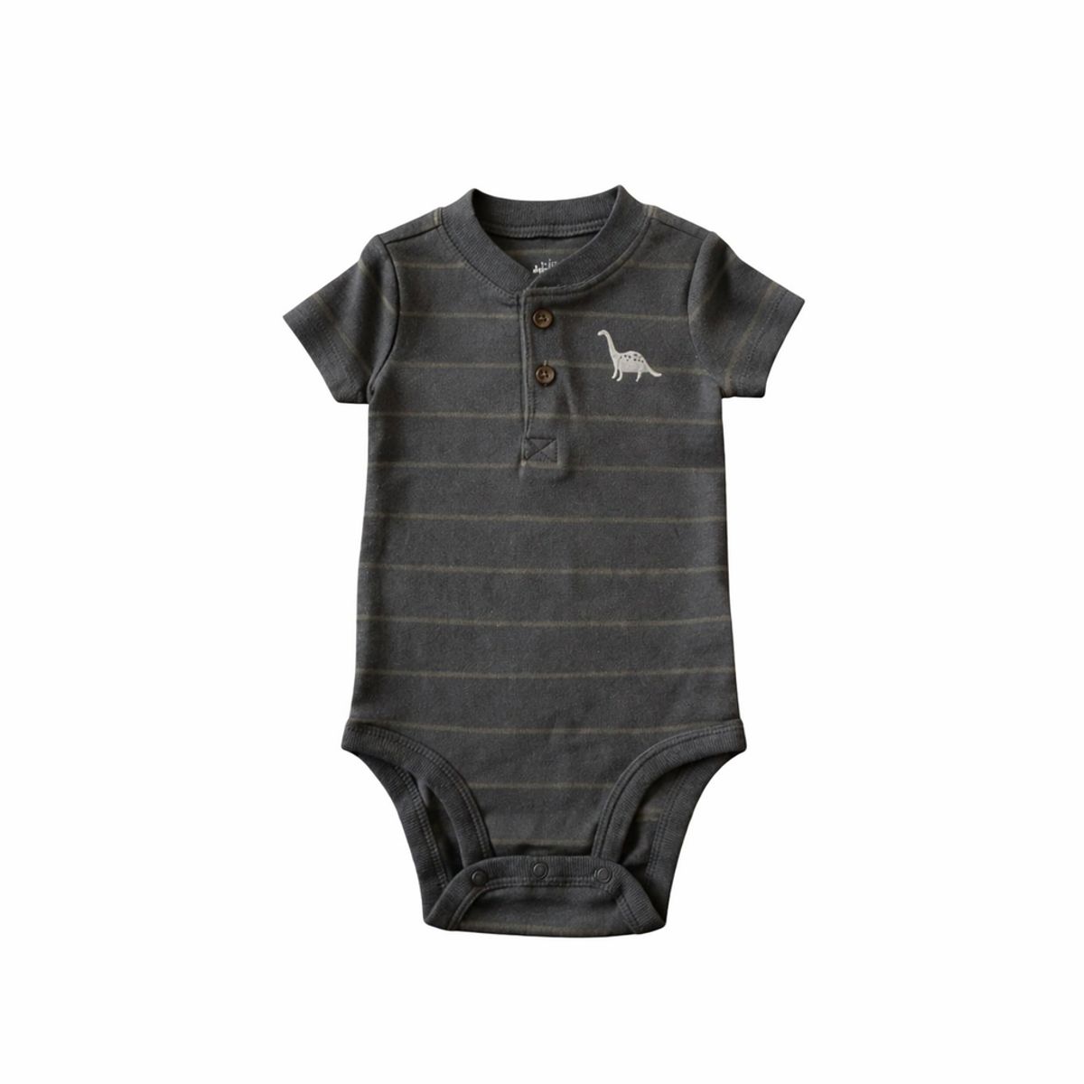 BABY MAS - Conjunto Bebé Niño Body Manga Corta y Pantalón Deportivo Gris – Tl 3 a 6 meses