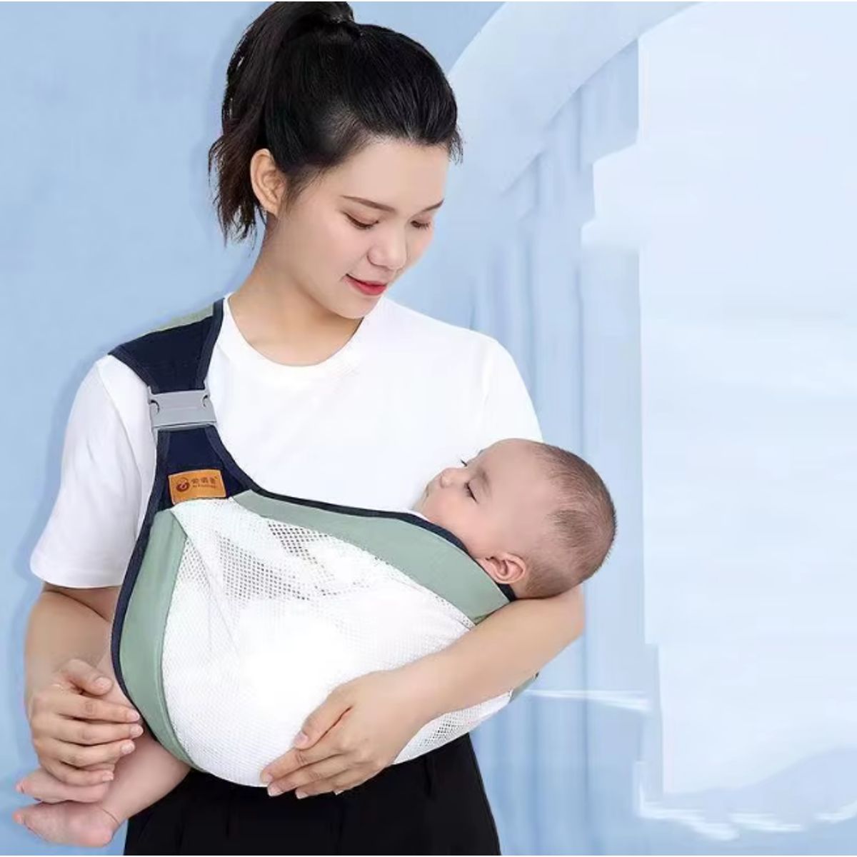 GENERICO - Cargador Ergonómico para Bebé con Soporte de Cadera
