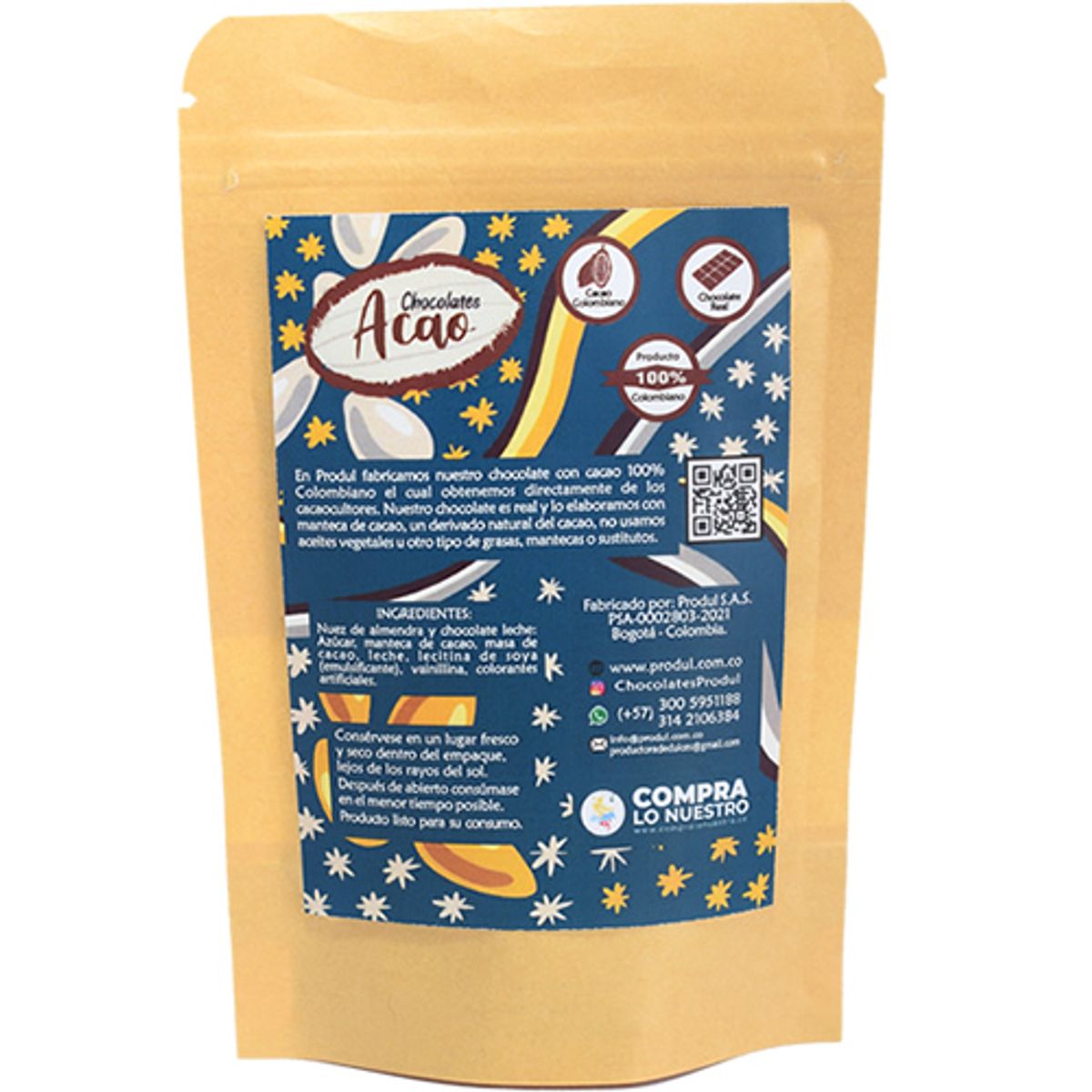 GENERICO - Almendra Fantasía Con Chocolate Leche 34%