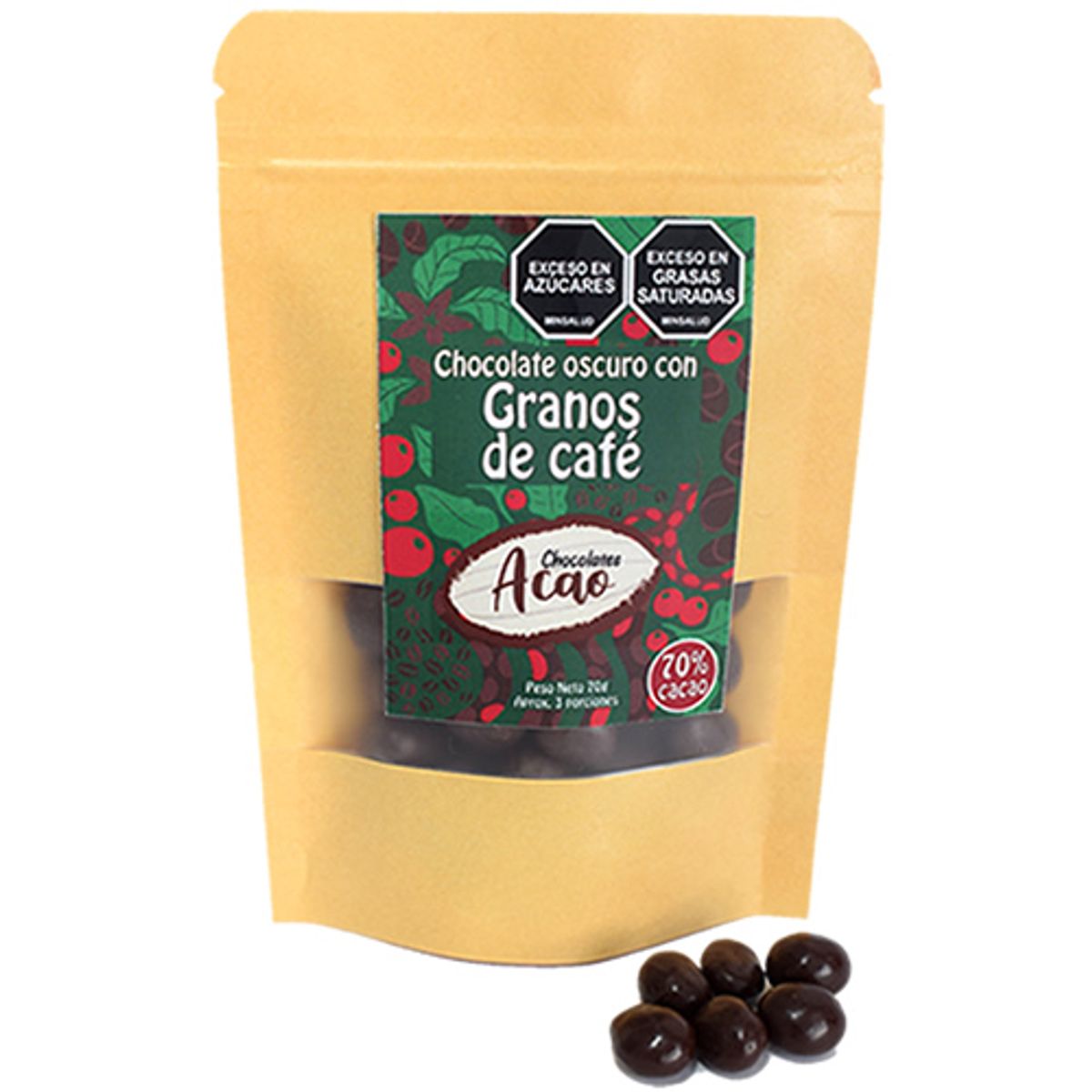 GENERICO - Café Con Chocolate Oscuro 70%