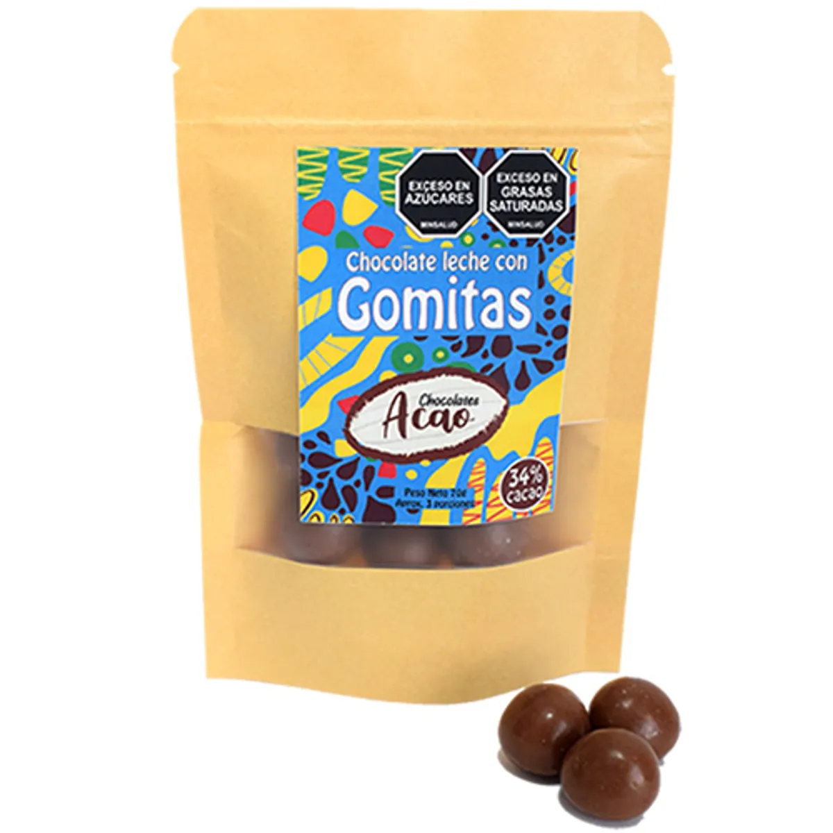 GENERICO - Gomitas Con Chocolate Leche 34%