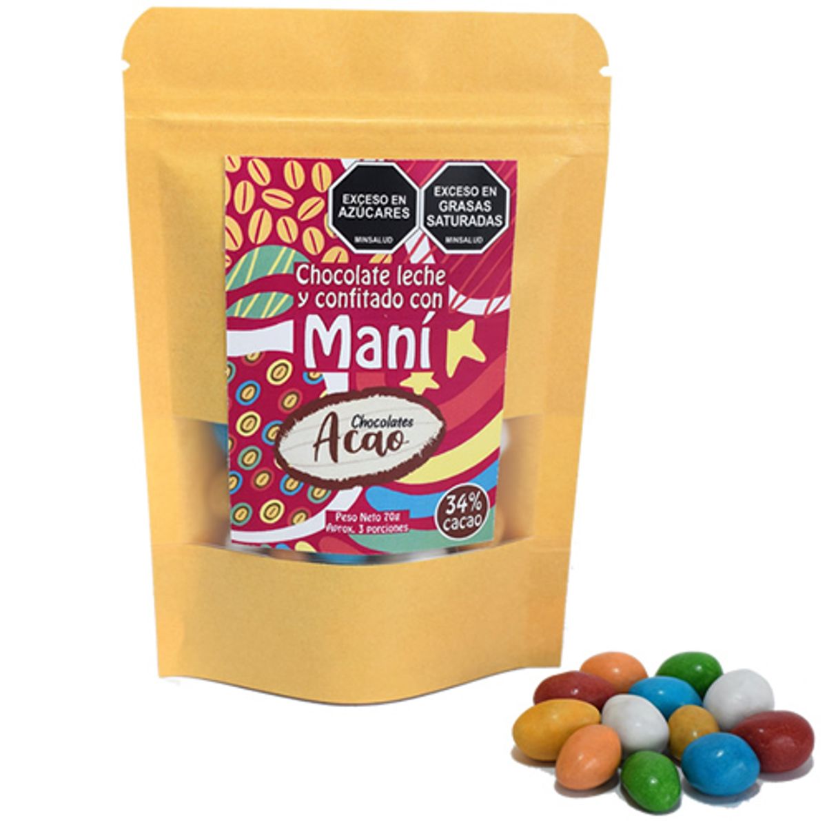 GENERICO - Manícolors Con Chocolate Leche 34% Y Confitado