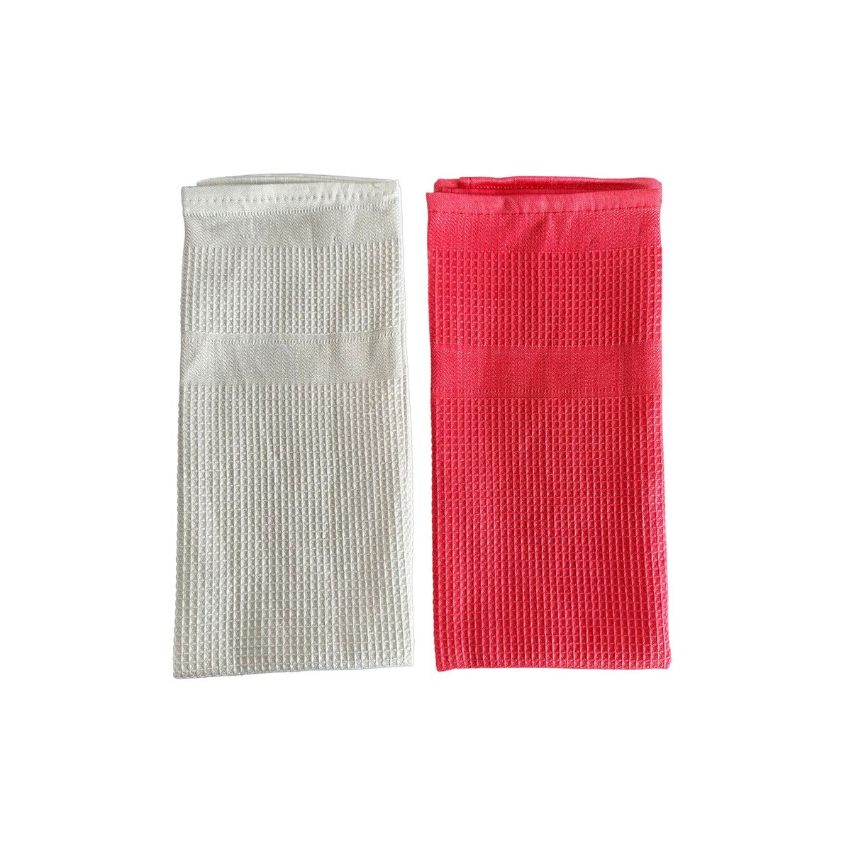 TRIPLE CLEAN - Pack 4 Paños Microfibra Rojos 42 X 61 Cm Calidad Aaa